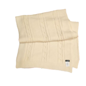 NWOT J. Crew wool blend cable knit winter scarf